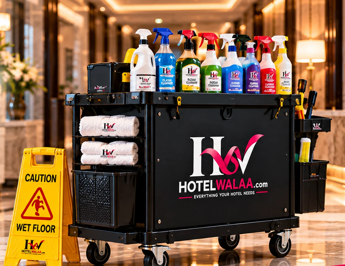 Housekeeping from the Hotelwalaa product brochure