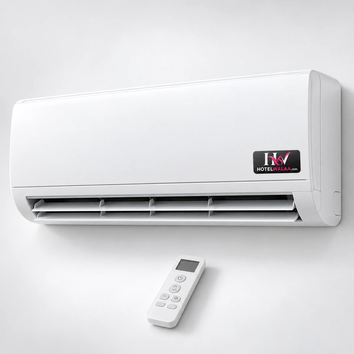 Illustrative Hotelwalaa-branded mockup of Room air conditioners
